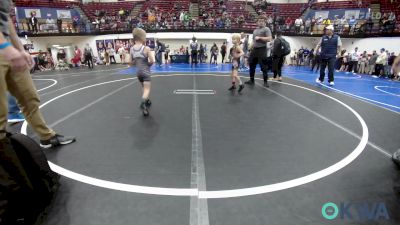 46 lbs Round Of 32 - Kasen Fuller, Comanche Takedown Club vs Edwin Richardson, Choctaw Ironman Youth Wrestling