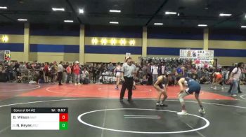 Match - Brannon Wilson, Southern Utah Elite vs Nick Reyes, Atc/slam High School