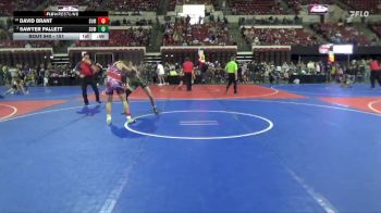 151 lbs 3rd Place Match - Sawyer Pallett, Laurel Matburners vs David Brant, Frenchtown Wrestling Club