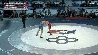 175 lbs Quarters - Braylen Yates, North Carolina vs Teag Sanderson, Pennsylvania