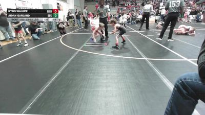 52-55 lbs Quarterfinal - Kyng Walker, Barnsdall Youth Wrestling vs Aidan Garland, Berryhill Wrestling Club