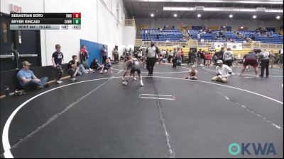 75 lbs Final - Sebastian Soto, Bartlesville Wrestling Club vs Bryer Kincaid, Cowboy Wrestling Club