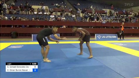 Cesar Ismael Gonzalez Zamora vs Christian Omar Buron Navarro 2024 Pan IBJJF Jiu-Jitsu No-Gi Championship