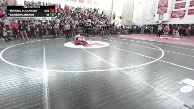 157 lbs Round Of 16 - Michael Boulanger, Milford vs Cameron Abrams, Bridgewater-Raynham