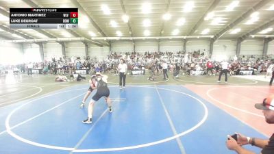123 lbs Final - Antonio Martinez, Wlv Jr Wrestling vs Luke Degroat, Dominate WC