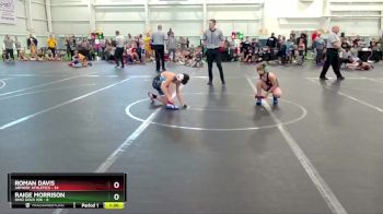 76 lbs Round 1 (6 Team) - Roman Davis, Armory Athletics vs Raige Morrison, Ohio Gold 10K