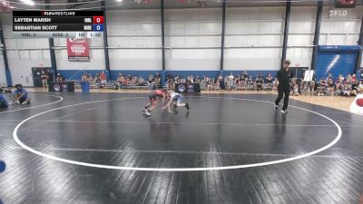 75 lbs Layten Marsh, Indiana Blue vs Sebastian Scott, Michigan Red