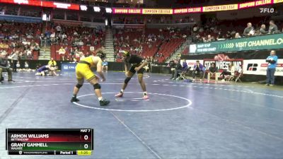3A-175 lbs Cons. Round 3 - Grant Gammell, Waukee vs Armon Williams, Bettendorf