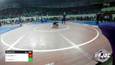 105 lbs Round Of 16 - Karter Locust, Cowboy Wrestling Club vs Rambo Loya, Dumas Wrestling Club