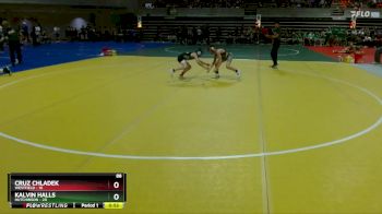 88 lbs Quarterfinals (8 Team) - Cruz Chladek, Westfield vs Kalvin Halls, Hutchinson