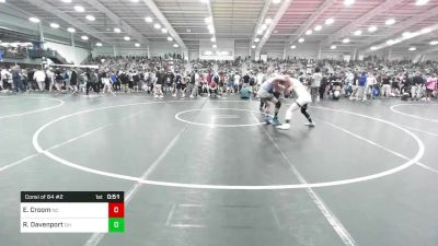 132 lbs Consi Of 64 #2 - Ethan Croom, NC vs Ryan Davenport, OH