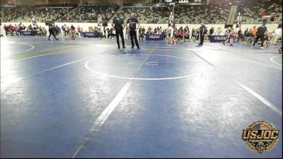 45 lbs Consi Of 8 #2 - Lily Brown, Pittsburg Wrestling Club vs Dawson Sherrin, Bridge Creek Youth Wrestling
