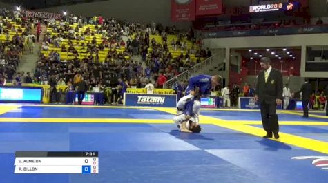 GABRIEL ALMEIDA vs RIVER DILLON 2018 World IBJJF Jiu-Jitsu Championship