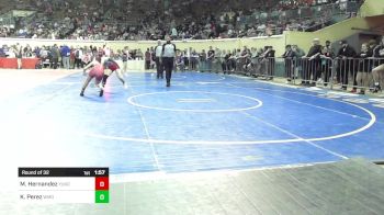 101 lbs Round Of 32 - Mallory Hernandez, Yukon Jr. High Girls vs Kyrain Perez, Westmoore