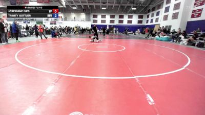 160 lbs Champ. Round 3 - Trinity Gottler, Midway vs Josephine Ives, William Penn