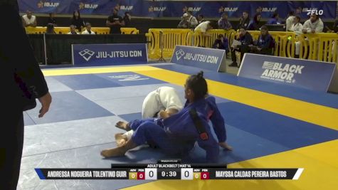 Mayssa Caldas Pereira Bastos vs Andressa Nogueira Tolentino Guir 2026 Pan Jiu Jitsu IBJJF Championship