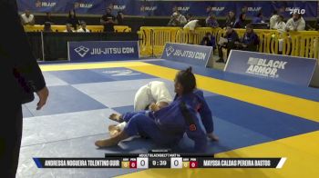 Mayssa Caldas Pereira Bastos vs Andressa Nogueira Tolentino Guir 2026 Pan Jiu Jitsu IBJJF Championship
