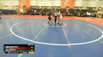 285 lbs Quarterfinal - Jake Pomykata, Johns Hopkins vs Nick Franco, Brockport