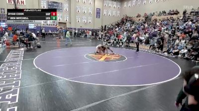 175 lbs Champ. Round 1 - Ben Mitchell, Lake Catholic vs Ziyan Cook, Harpeth