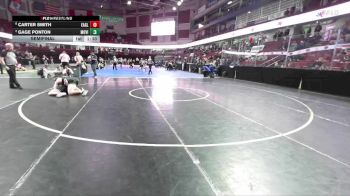 215 lbs Semifinal - Carter Smith, Eagle vs Gage Ponton, Mountain View