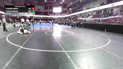 215 lbs Semifinal - Carter Smith, Eagle vs Gage Ponton, Mountain View
