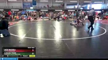 70 lbs Quarterfinal - Jack Bazzell, Chelsea Wrestling vs Carson Paige, Tennessee Valley Wrestling