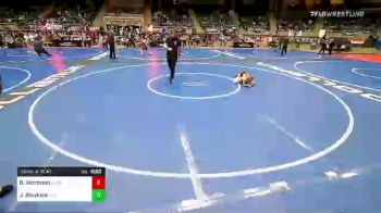 58 lbs Consi Of 16 #1 - Bryar Wortman, Honey Badgers Wrestling Club vs Jersey Blaylock, Cleveland Take Down Club