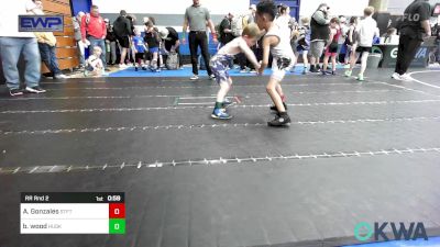 46 lbs Rr Rnd 2 - Antonio Gonzales, Standfast vs Brady Wood, Husky WC