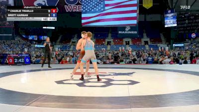 132 lbs Cons. Rd Of 32 - Charlie Trujillo, TX vs Brett Harman, IL