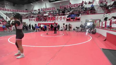 JH 96 lbs Cons. Semi - Alana Abbott, Mustang JH vs Lisa Caldwell, DEL CITY JH