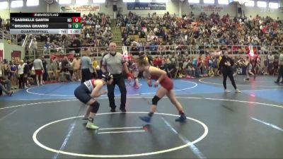122 lbs Quarterfinal - Brianna Grambo, Teays Valley vs Gabrielle Gartin, Neighborhood