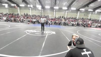 46 lbs Quarterfinal - Janiyah Garcia, Aztec vs Zahyd Bernal, Monte Vista Takedown Club