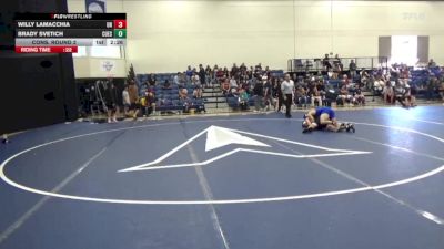 165 lbs Cons. Round 2 - Willy Lamacchia, Unattached vs Brady Svetich, Cuesta College