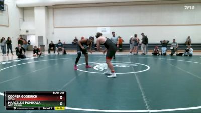 190 lbs Cons. Round 3 - Marcelus Pomikala, West Jordan vs Cooper Goodrich, Uintah