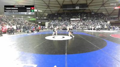 Boys 4A 132 lbs Cons. Round 3 - Jesse Denson, Sunnyside vs Kadyn Norris, Lewis And Clark