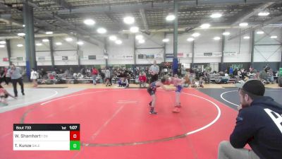 86 lbs Semifinal - Weston Shamhart, 1 On 1 Fight Academy vs Tanner Kunze, Salem Elite Mat Club