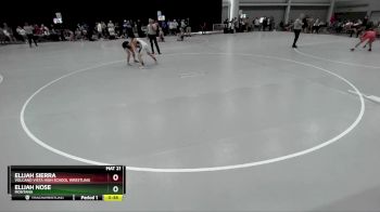 126 lbs Cons. Round 7 - Elijah Sierra, Volcano Vista High School Wrestling vs Elijah Nose, Montana