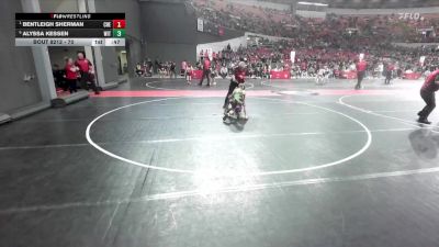 70 lbs Semifinal - Bentleigh Sherman, Chetek-Weyerhaeuser vs Alyssa Kessen, Wittenberg-Birnamwood