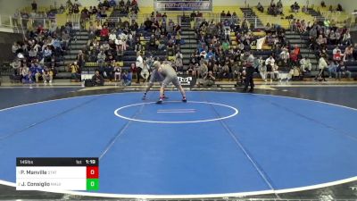 145 lbs Final - Pierson Manville, State College vs Jack Consiglio, Malvern Prep