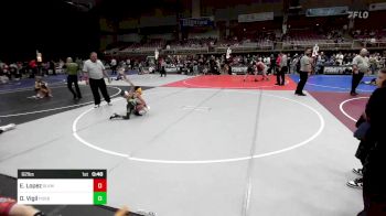 62 lbs Semifinal - Easton Lopez, Slvwc vs Orlando Vigil, Pueblo County WC