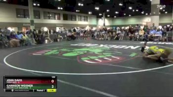 120 lbs Round 2 (16 Team) - John Davis, Fuzzy Bees vs Garrison Weisner, Oregon Clay Wrestling