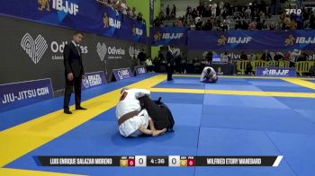Wilfried Etory Manebard vs Luis Enrique Salazar Moreno 2025 European Jiu-Jitsu IBJJF Championship