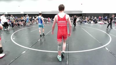 144 lbs Daniel Dorsey, South Dakota Blue vs Walker Gaulrapp, Minnesota Red