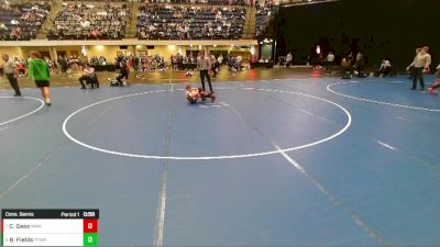 Boys 3rd-4th Grade - 63 Cons. Semis - Colt Gass, Moen Wrestling Academy vs Bennett Fields, Pack 732 Wrestling Academy