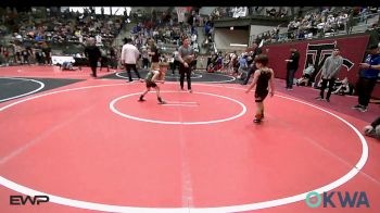 55 lbs Semifinal - Thatcher Odle, Keystone Kids Wrestling Club vs Brayden Hamilton, Tulsa Blue T Panthers