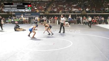D 1 106 lbs Champ. Round 1 - Damien Quatroy, Mandeville vs Lorenzo Joseph, Covington