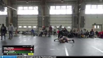110 lbs Finals (2 Team) - Will McNeil, All American vs Isaac Young, NCWAY Crusaders
