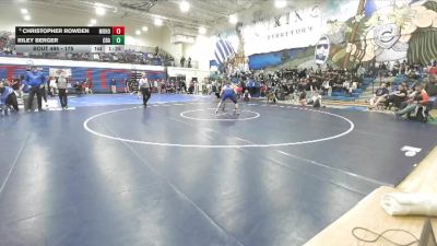175 lbs Cons. Semi - Riley Berger, Coeur D Alene vs Christopher Rowden, Mountain Home