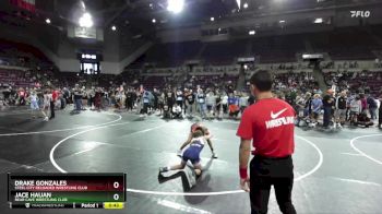 88 lbs Quarterfinal - Jace Hauan, Bear Cave Wrestling Club vs Drake Gonzales, Steel City Reloaded Wrestling Club