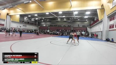 165 lbs Champ. Round 3 - ANDREW PETERSEN, Mogollon vs Nathaniel Gallardo, Sahuarita High School